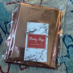 “16” balloons in rose gold NWT never opened